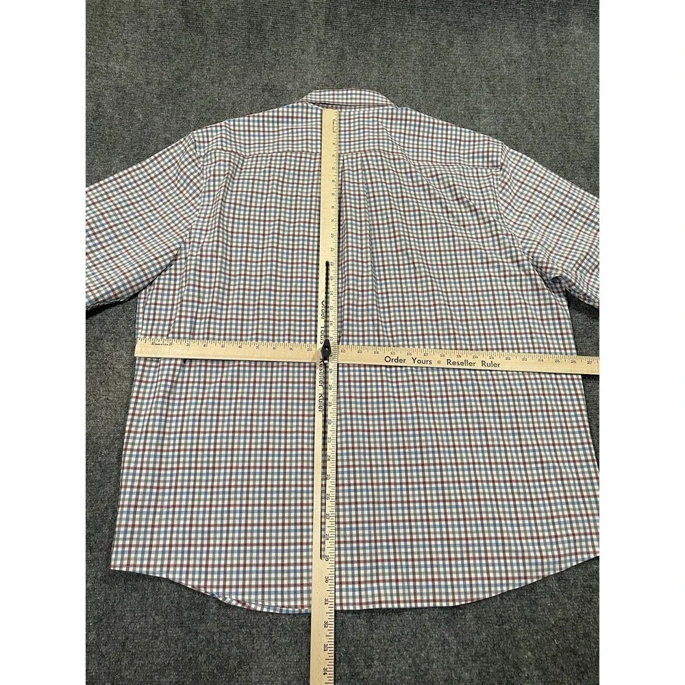 Johnnie O Shirt Mens Xxl Prepformance Plaid Button Up Casual Comfort Work - Picture 4 of 7